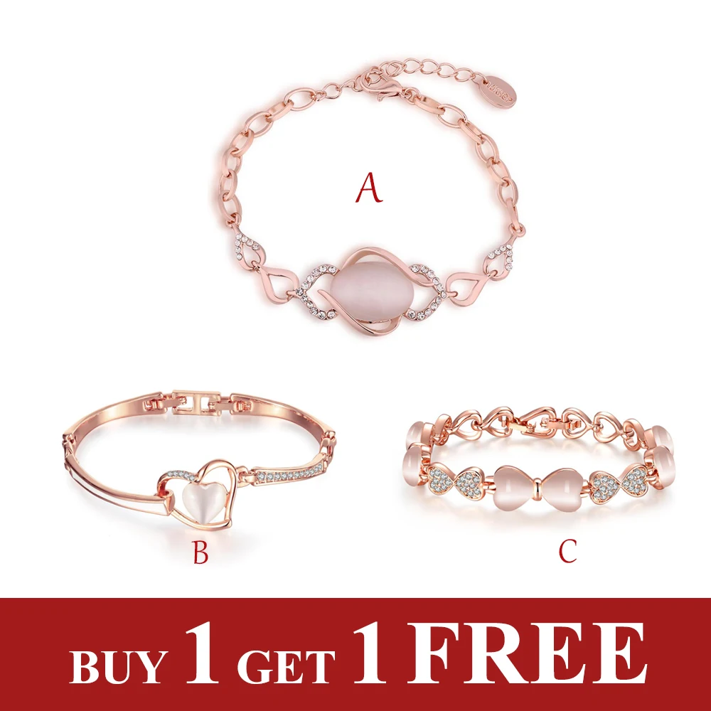 

Pink Color Romantic Bracelet for Women Semi-Precious Stone Female Jewelry Suitable for Cocktail Party Love Gift for Girlfriend