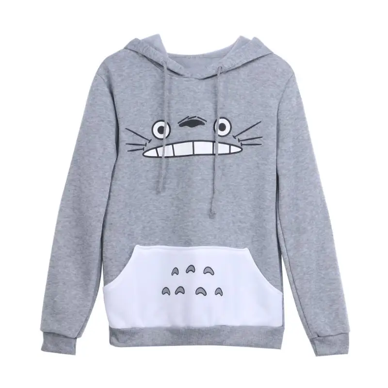

New Fashion Men Women Cartoon Totoro Hoodie Unisex Pullover Sweatshirt Unisex Pullover Sweatshirt Spring Casual Cute Hoodies
