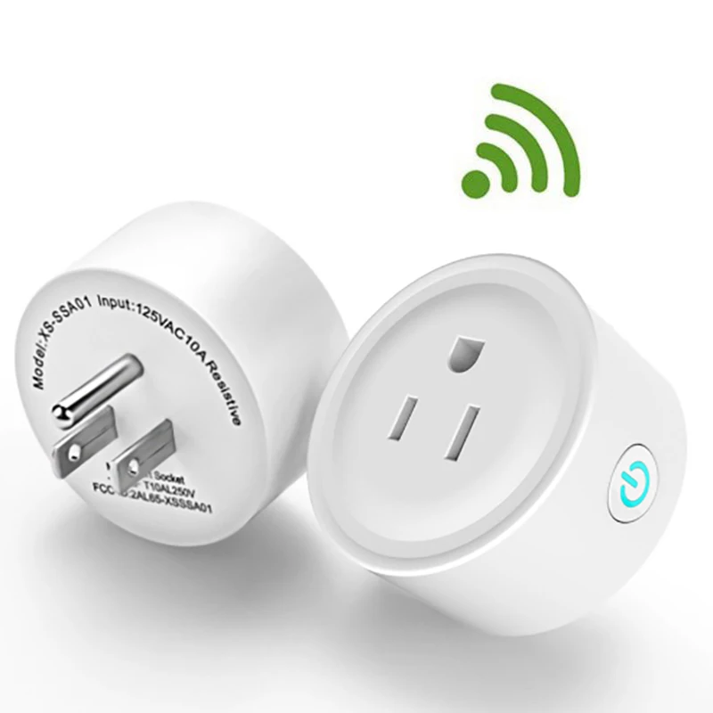 Умная вилка Wifi умная розетка монитор питания голосовое дистанционное управление