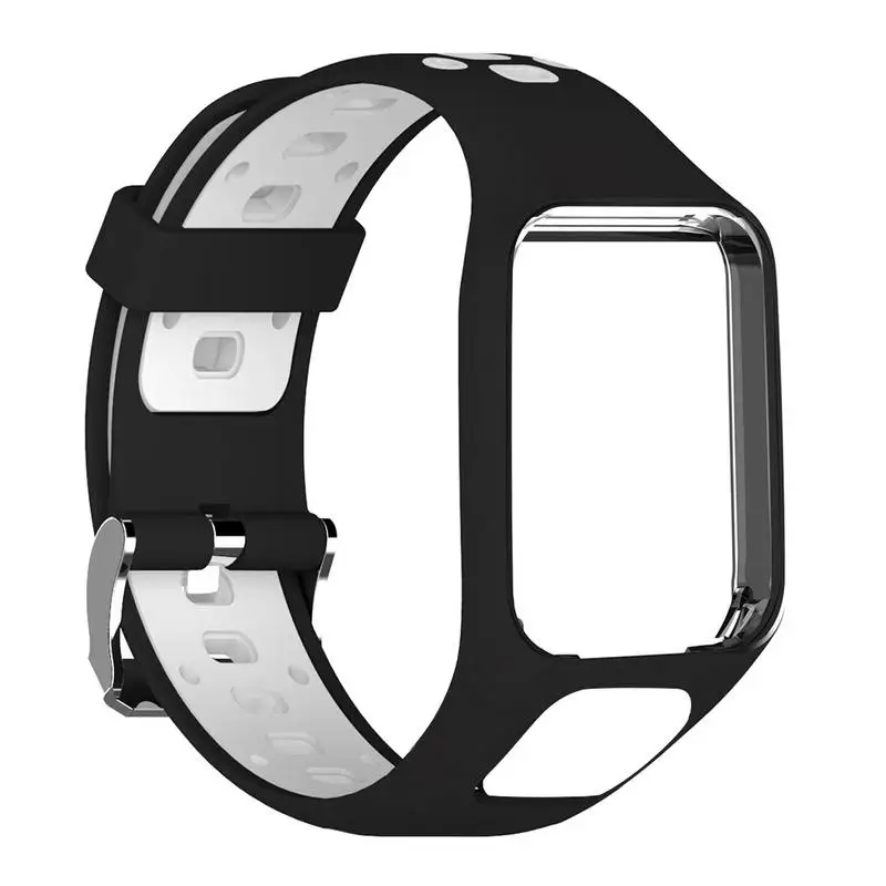 Ремешок силиконовый сменный для часов TomTom 2 3 Series Runner Spark Golfer Adventurer