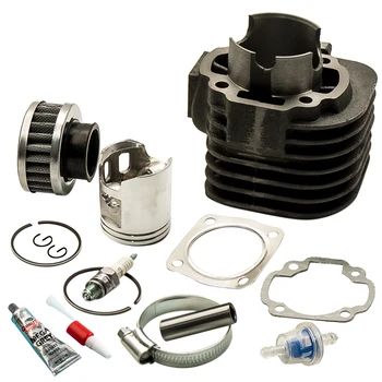 

For Polaris Sportsman 90 90cc Cylinder Piston Kit Gasket Clips Pin 01-06 0450027 0450802, 0450877