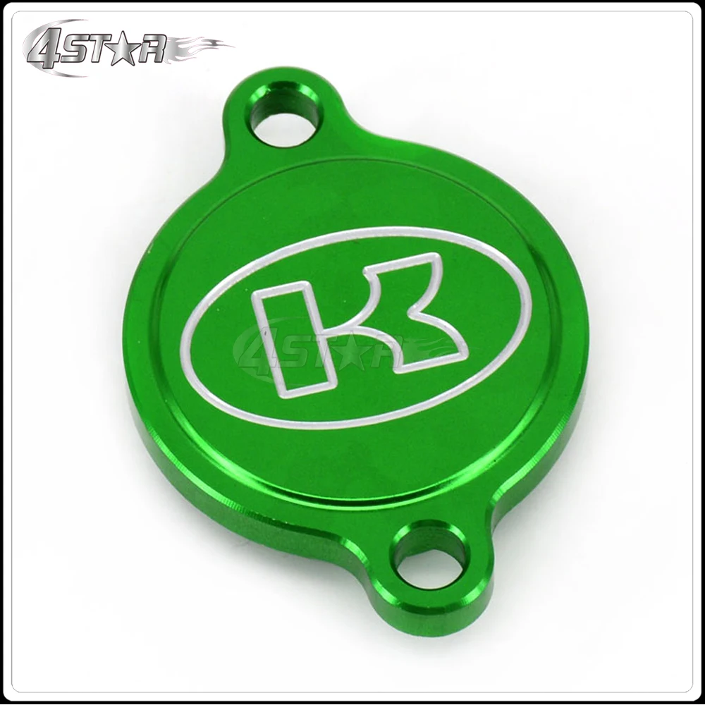 

Green Aluminum Oil Filter Cover Cap For KAWASAKI KXF250 KX250F KXF 250 2005 2006 2007 2008 2009 2010 2011 2012 2013 2014 15 16