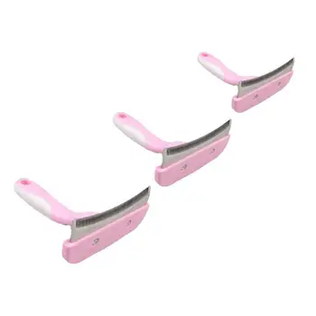 

Pet Dog Cat Hair Removal Brush Metal Cutter Head Open Knot Arc Comb Trimmer