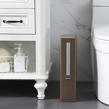 

Multi-Function Toilet Brush Integrated Sets With Flip Handle Liner Trash Can Home Bathroom Supplies Storage Box Wide Caliber