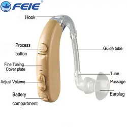 Цифровой чип слуховой аппарат усилитель звука Слуховые аппараты мягкий умеренный потеря как трогательный ухо S-303 Бесплатная доставка