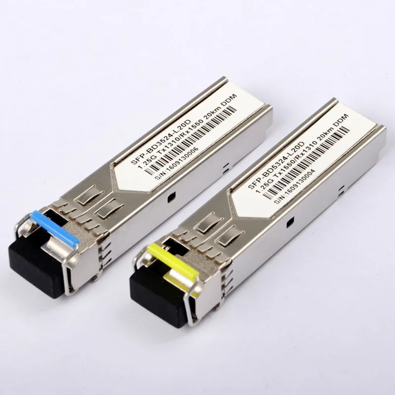 10 пар LC Gigabit 20 км DDM BIDI Mini Gbic SFP SM 1 25G Otdr оптический модуль Tranceiver для H3C HUAWEI HP ZTE