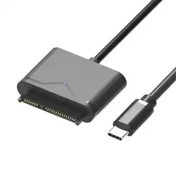 Новый разъем и воспроизведение Sata к usb type-C кабель USB-C к SATA 22Pin жесткий диск кабель адаптер конвертер для 2,5 "HDD/SSD 50 см