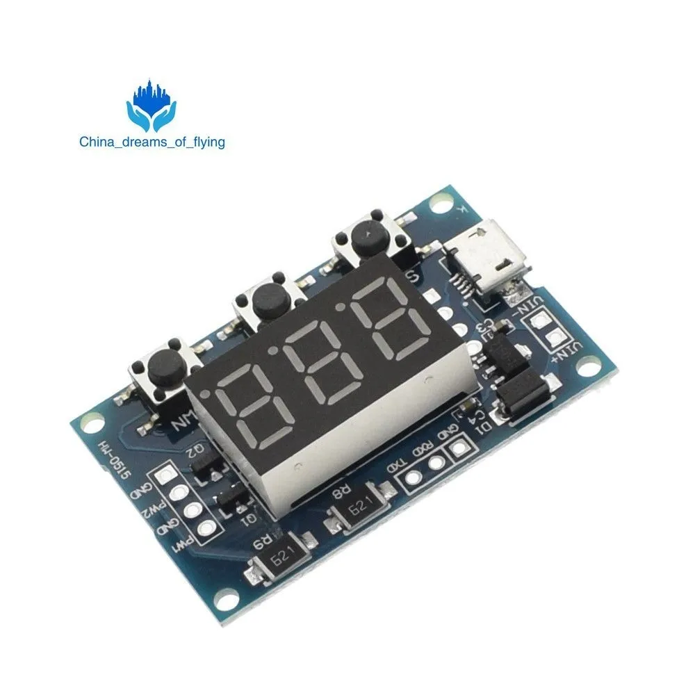 Завеса постоянного тока 5 30V микро USB 5V Мощность независимый генератор PWM 2 канала