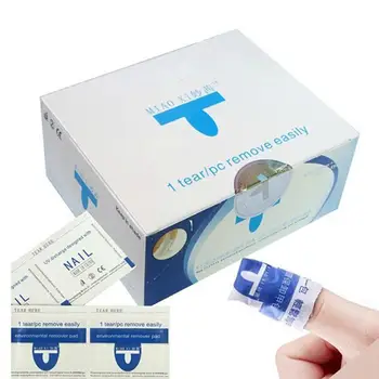 

XY Fancy 200pcs/set Polish Remover Wraps Nail Art Soak Off Acrylic Cleanser Pads Acetone Nail Polish Removal Tools