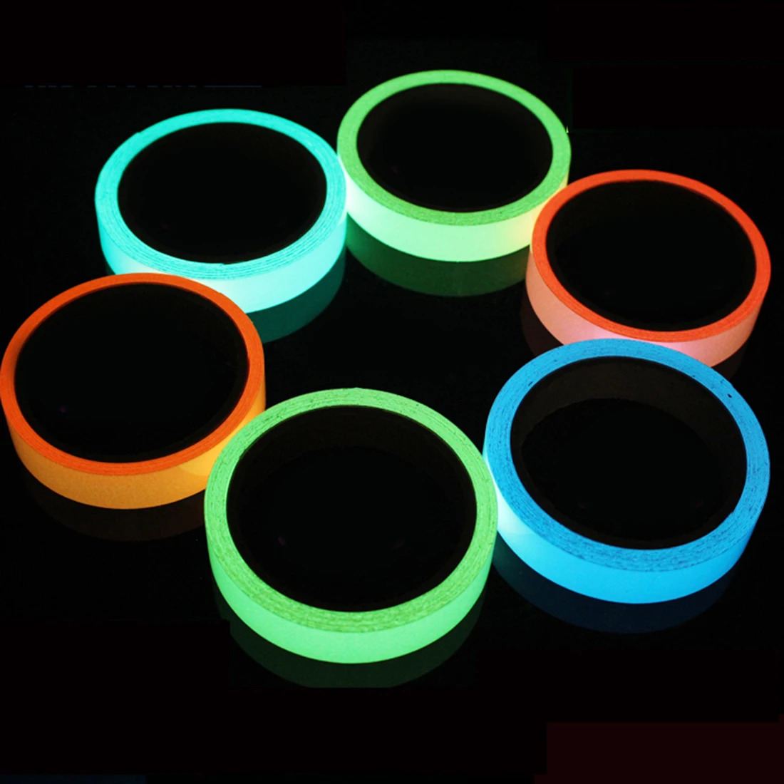 Surwish 1 шт. см * 3 м 5 Superbright Multi-Параметры флуоресцентный Roll Glow клейкие ленты Бумага