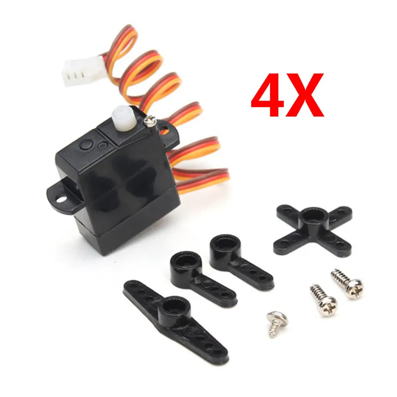 4PCs 1.7g Low Voltage Digital Servo mini JST Plug For