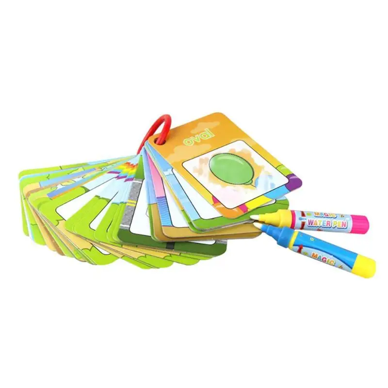 

Water Drawing Cognitive Digital Card Magic Pen Set Paint Education Kid Toy