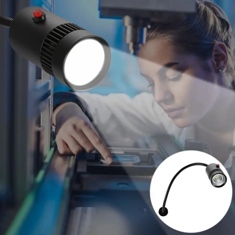 

Garage Light Lampen Industrieel 7W 110-220V LED Sewing Machine Light Adjustable Neck Machine Tool Lathes Lamp Bouwlamp