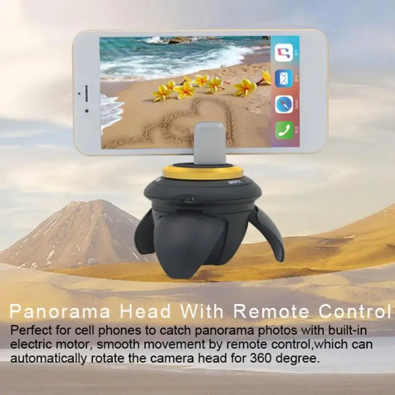 Мини Bluetooth дистанционная электрическая панорамная головка с поворотом на 360