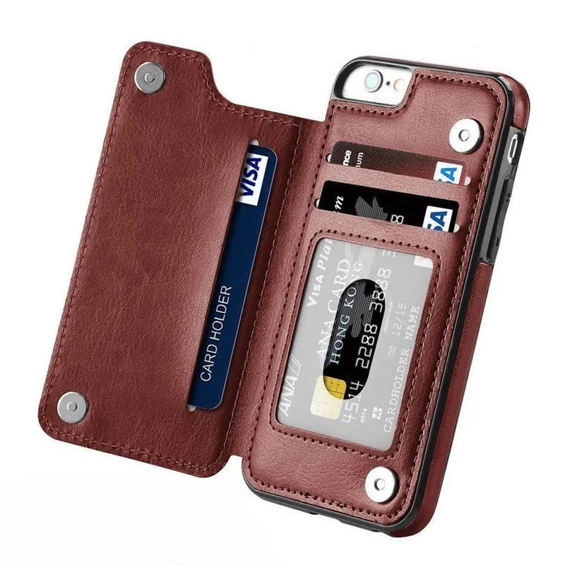 Новые роскошные из искусственной кожи визитница мини просто мешок для карты кредитной держатель для карт чехол для телефона IPhone применимо