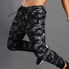 Мужские беговые колготки мужские спортивные брюки для фитнеса, леггинсы Беговые брюки для фитнеса спортивные камуфляжные мужские брюки