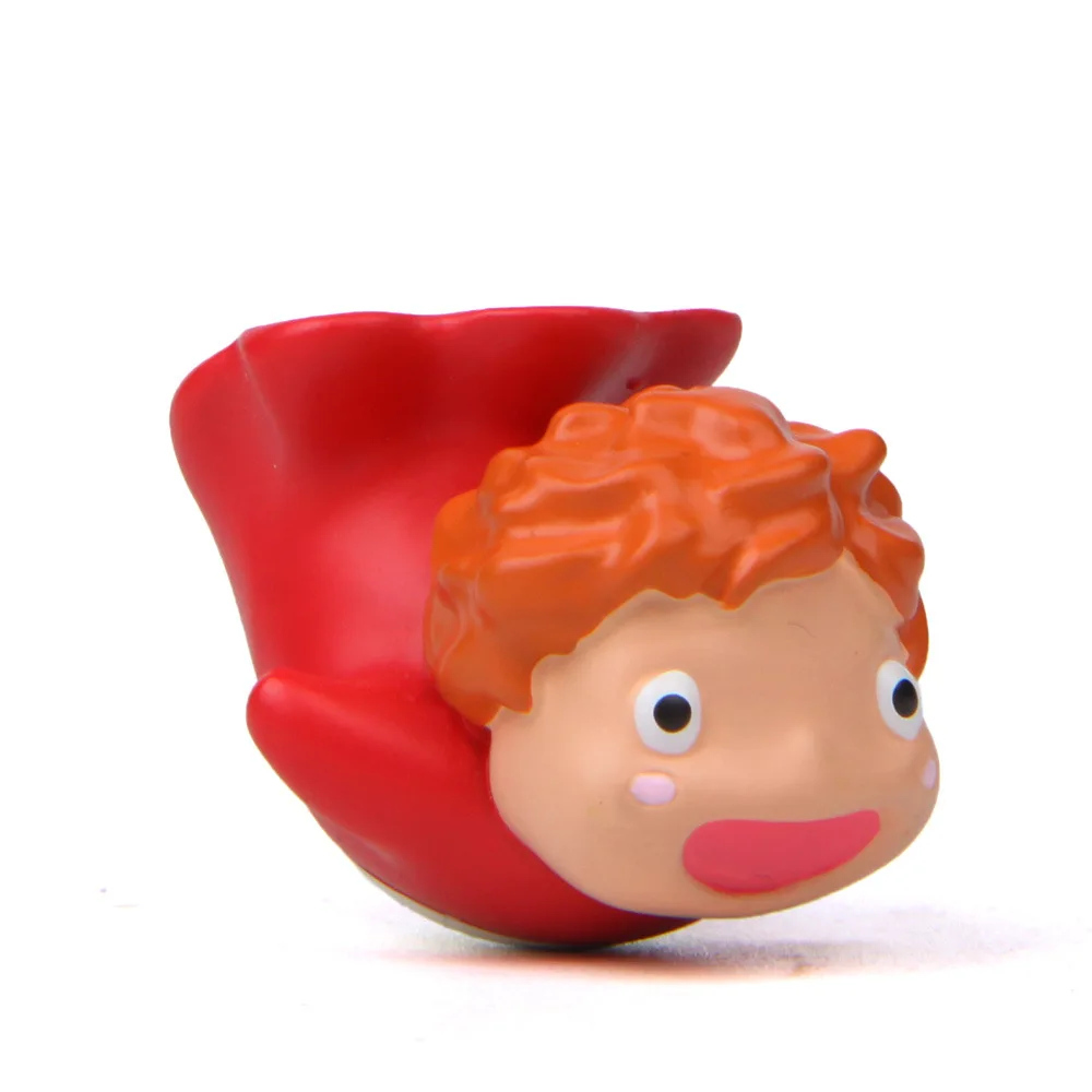 

Fly Ponyo Ponyo on the Cliff Action Figures Model Toy Bag Little Pet Shop Mini Toy Animal Fish Toys For Children