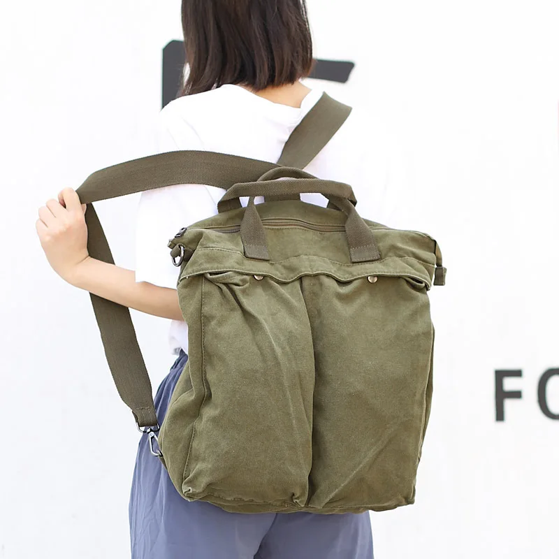 Book-Bag Women Backpack Canvas Multifunction Large-Capacity Designer for Bags Sac Main