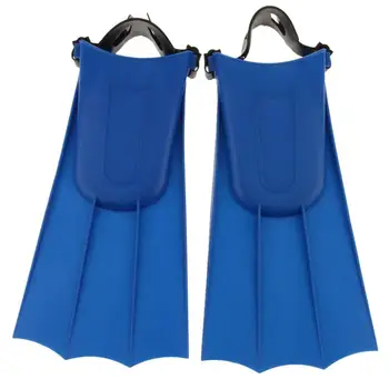 

Kids Adults Adjustable Fins Swimming Diving Swimming Fins - Blue, M: 30-36