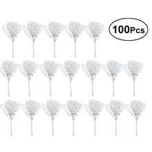 100 шт свадебный букет Искусственные цветы «сделай сам» поддельные жемчужные бусины для свадебных реквизит для дома Вечерние