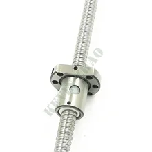 12 мм 1204 ШВП проката C7 ballscrew SFU1204 1200 мм с одним 1204 фланец, гайка для ЧПУ части