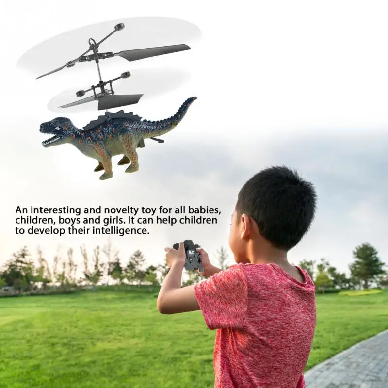 Hand Flying Dinosaur Toys for Kids Children RC Dinosaur Helicopter
