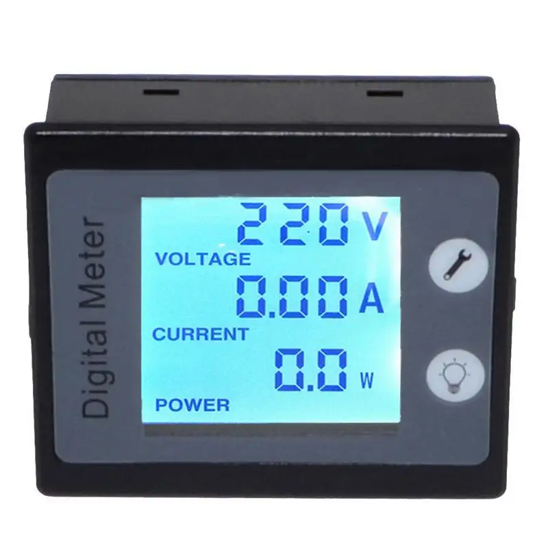 

AC 22KW 80~260V 10A Digital Voltage Power Energy Voltmeter Ammeter Meters Indicator Current Amps Volt Wattmeter Tester Detector