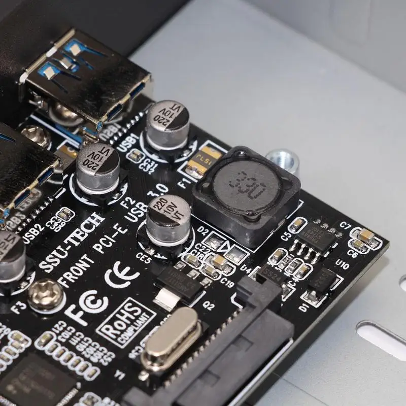 Карта Экспресс контроллера SSU FU3401 PCI E на 4 порта USB 3 0 Express Расширительная плата с