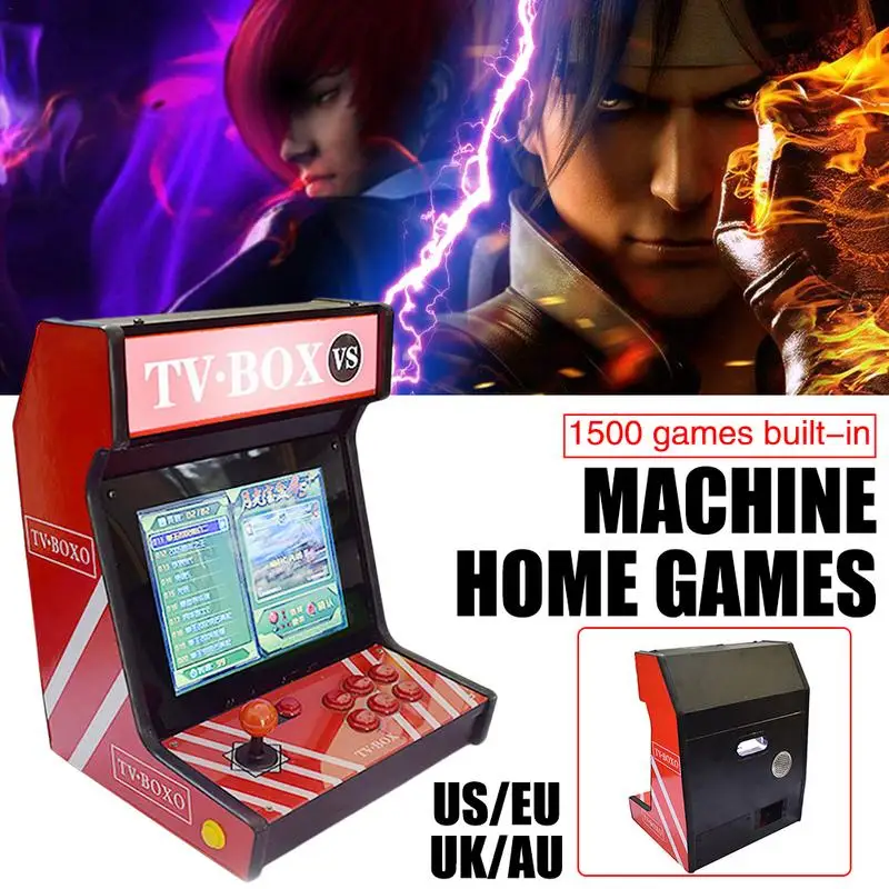 

Moonlight Box 9 Single Mini Home American Arcade American Street Game Consoles Frame LCD All-in-one Game 1500 In One