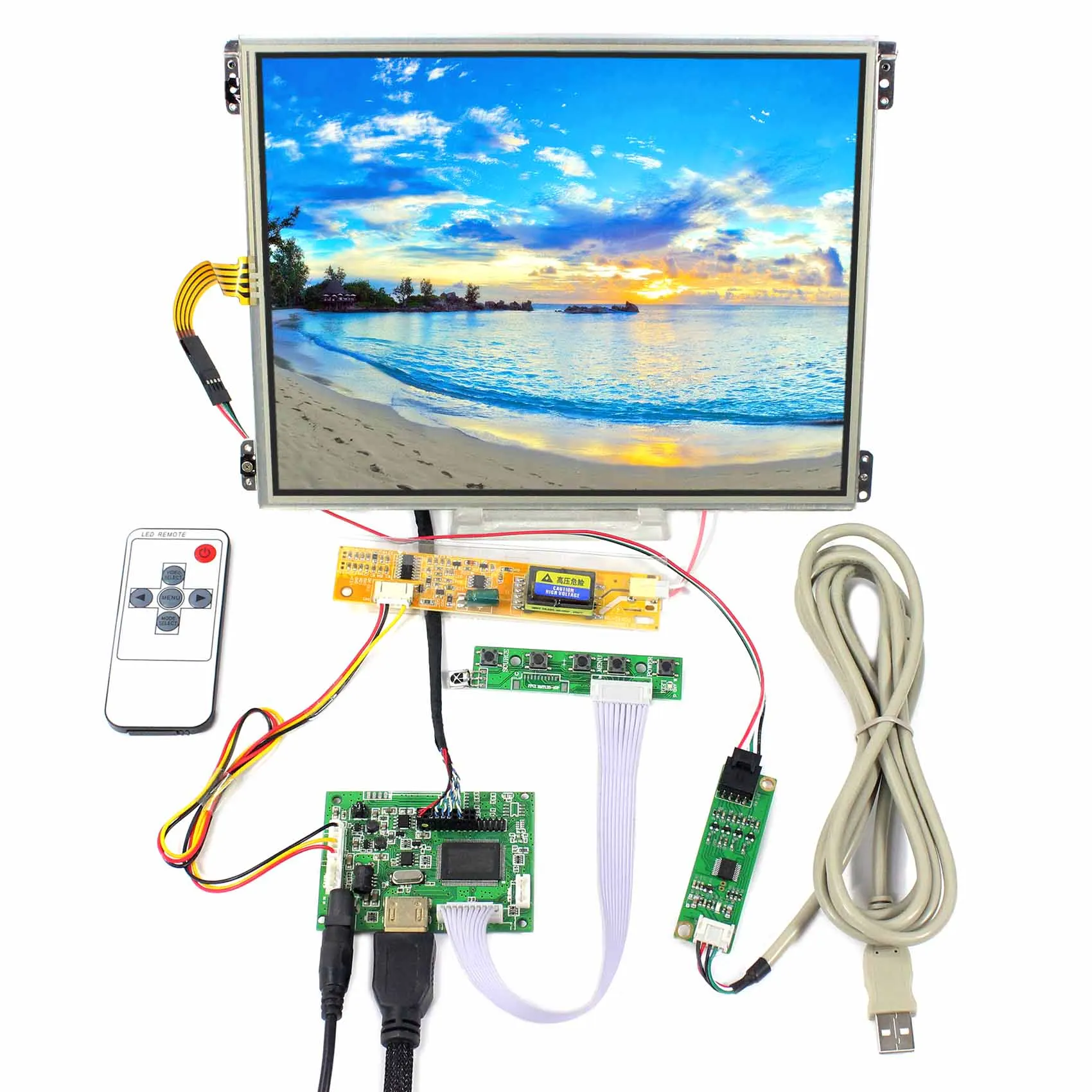

10.4 inch touch lcd HT10X21-311 10.4" 1024X768 IPS LCD Screen With Touch Panel and HDMI controller board