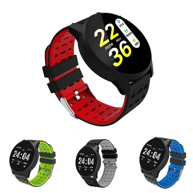 

Smart Bluetooth Bracelet Mountaineering Riding Multi-function Heart Rate Blood Pressure Detection IP67 Waterproof Sports Watch