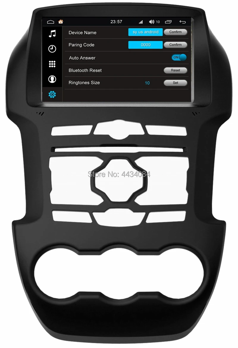 Ouchuangbo IPS screen car gps S200 platform Smart navigation android 8.0 for Ford Ranger 2013 support 8 cores AUX SWC 2+32