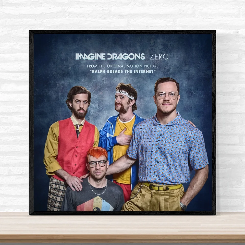 

Imagine Dragons Zero Music Album Cover Poster Print on Canvas Wall Art Home Decor No Frame