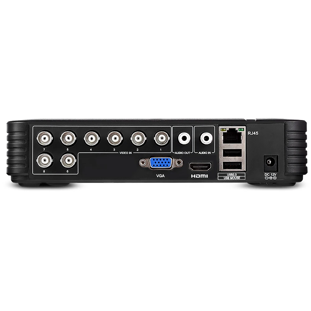 A1008N 1080N 8CH 5 в 1 Мини DVR VGA HDMI системы безопасности для CCTV комплект IP камера