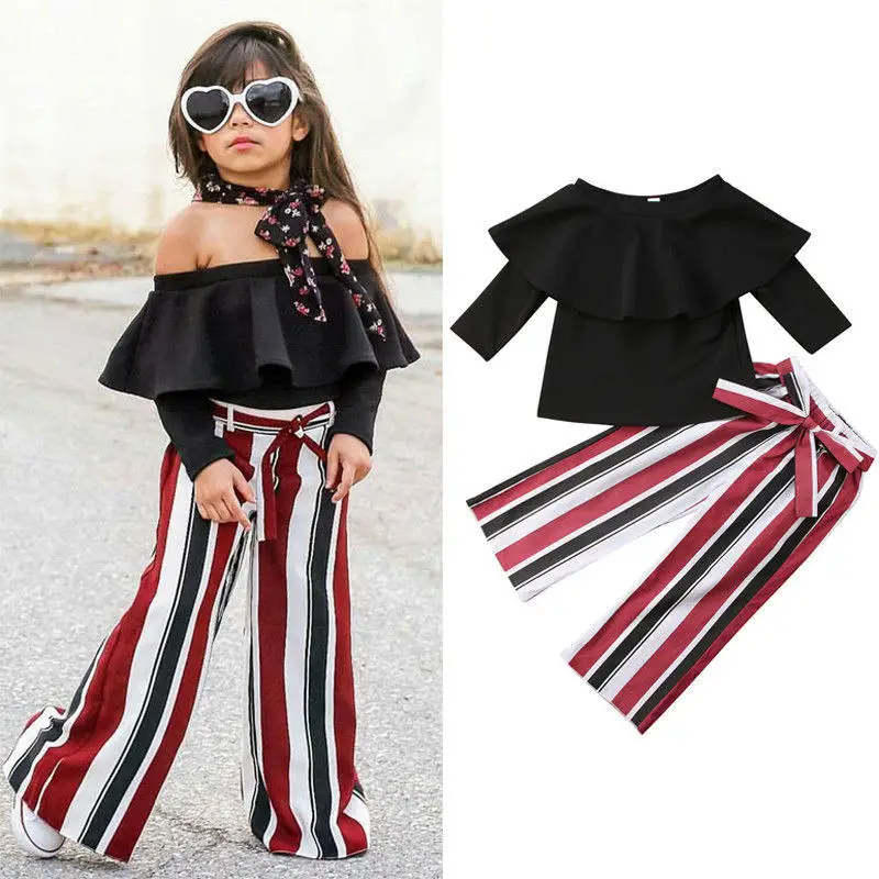 Baby Girl Kids Clothing Set Summer Two Piece Suit Toddler Outfits