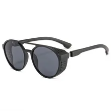 Стимпанк Солнцезащитные очки Мужские Ретро Хиппи очки ночного видения очки круглые паровые панк готические Солнцезащитные очки женские винтажные UV400 тени