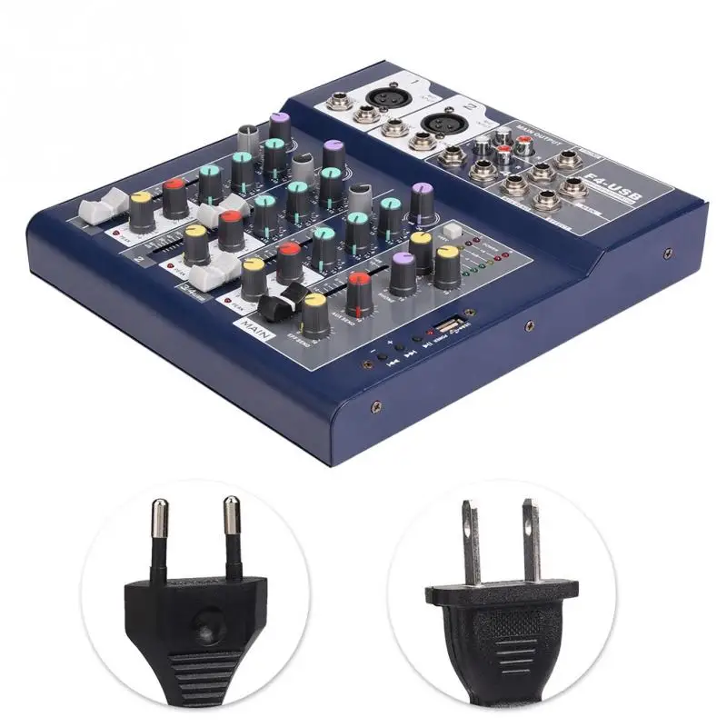 Stereo Digital Mixing Consoles for Audio Recording USB U Disk AUX