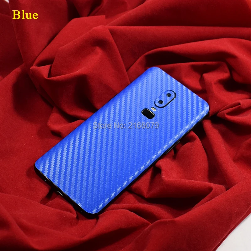 Для OnePlus 6 A6000 A6003/6 T A6010 A6013 новый полный назад наклейка кожи 3D углеродного волокна