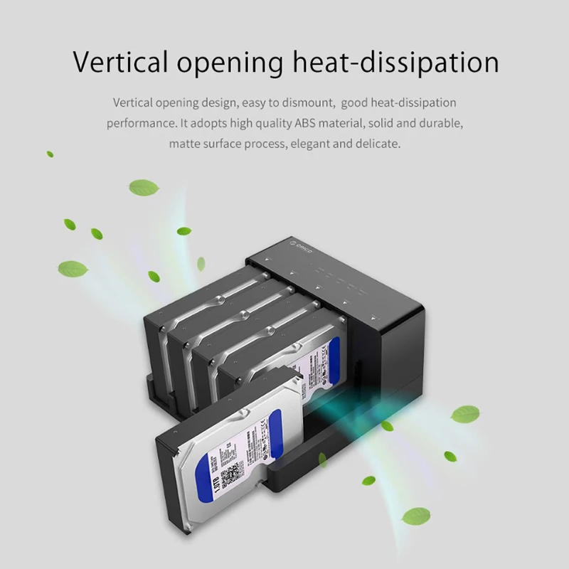Док станция Orico 6558Us3 C 5 Bay сверхскоростная док для жесткого диска Usb 3 0 адаптер Sata