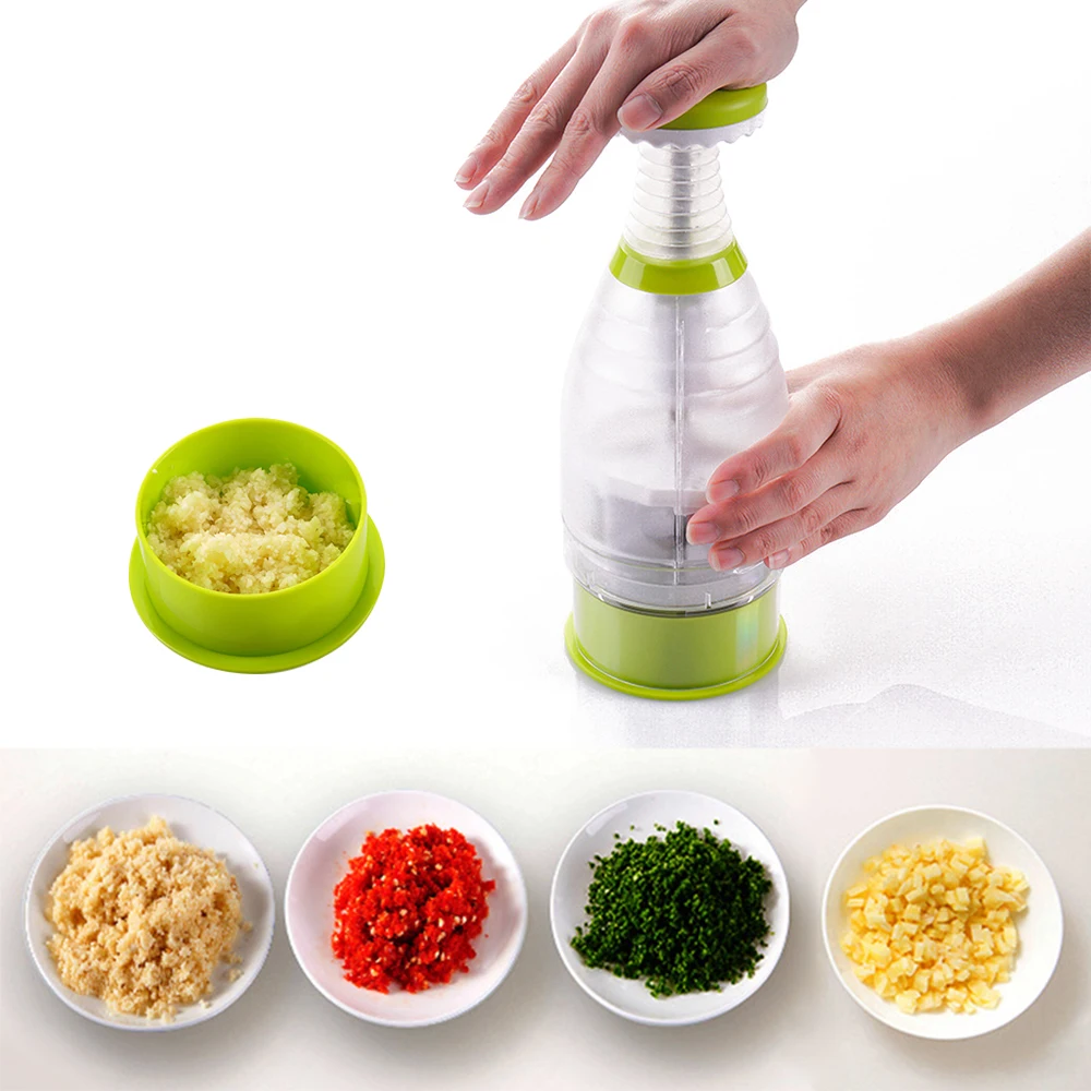 

Kitchen Pressing Food Chopper Cutter Slicer Peeler Dicer Vegetable Garlic Onion-Hand Chopper Mincer Kitchen Cooking Tools