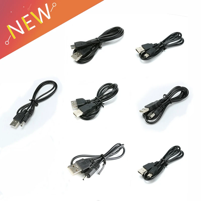 Кабель переходник с USB портом на гнездо 5 5x2 1 мм Micro 2 5x1/3 5x1 35 мм|Соединители| |