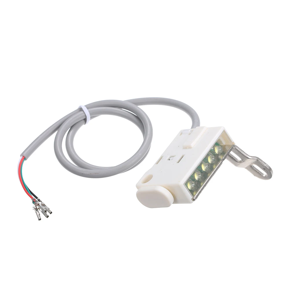 

5LED White Light Rotary Switch Sewing Machine Light Portable Mini Work Lamp for Workbench Lathe Drill Press Gray and Car Repair