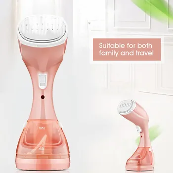 

Portable Mini Hand-Held Steam Iron Automatic Temperature Control Household Hanging Hot Steam Ironing Machine With Measuring Cup