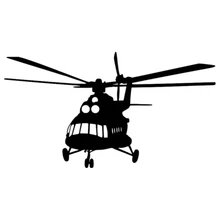 11*20cm Car Sticker Russian Helicopter Auto Car Stickers Rear Window Car Sticker Vinyl Decor Decals spider web hood rear window auto car vinyl decal stickers