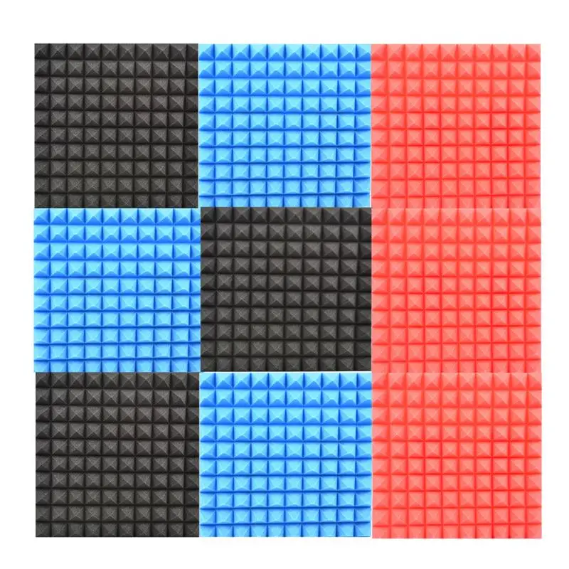 

Pyramidal Acoustic Panels DIY Mural Wall For Wall Door Home Decorative Films Sound Insulation Noise Reduction