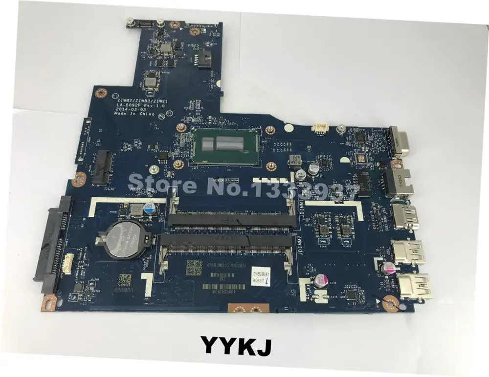 ZIWB2/ZIWB3/ZIWE1 LA-B092P для Lenovo B50-70 B50-80 материнская плата ноутбука I5-4210U SR1EF | Компьютеры и