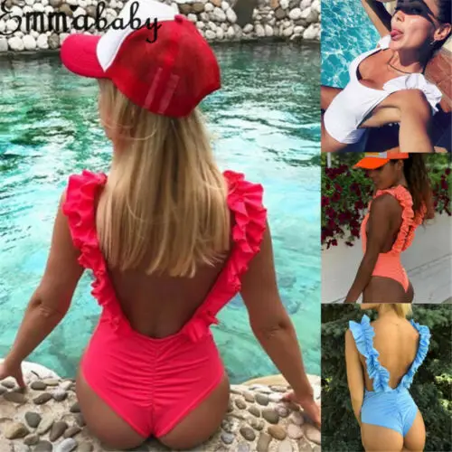 Женский сексуальный цельный купальник монокини с эффектом пуш ап горячее бикини
