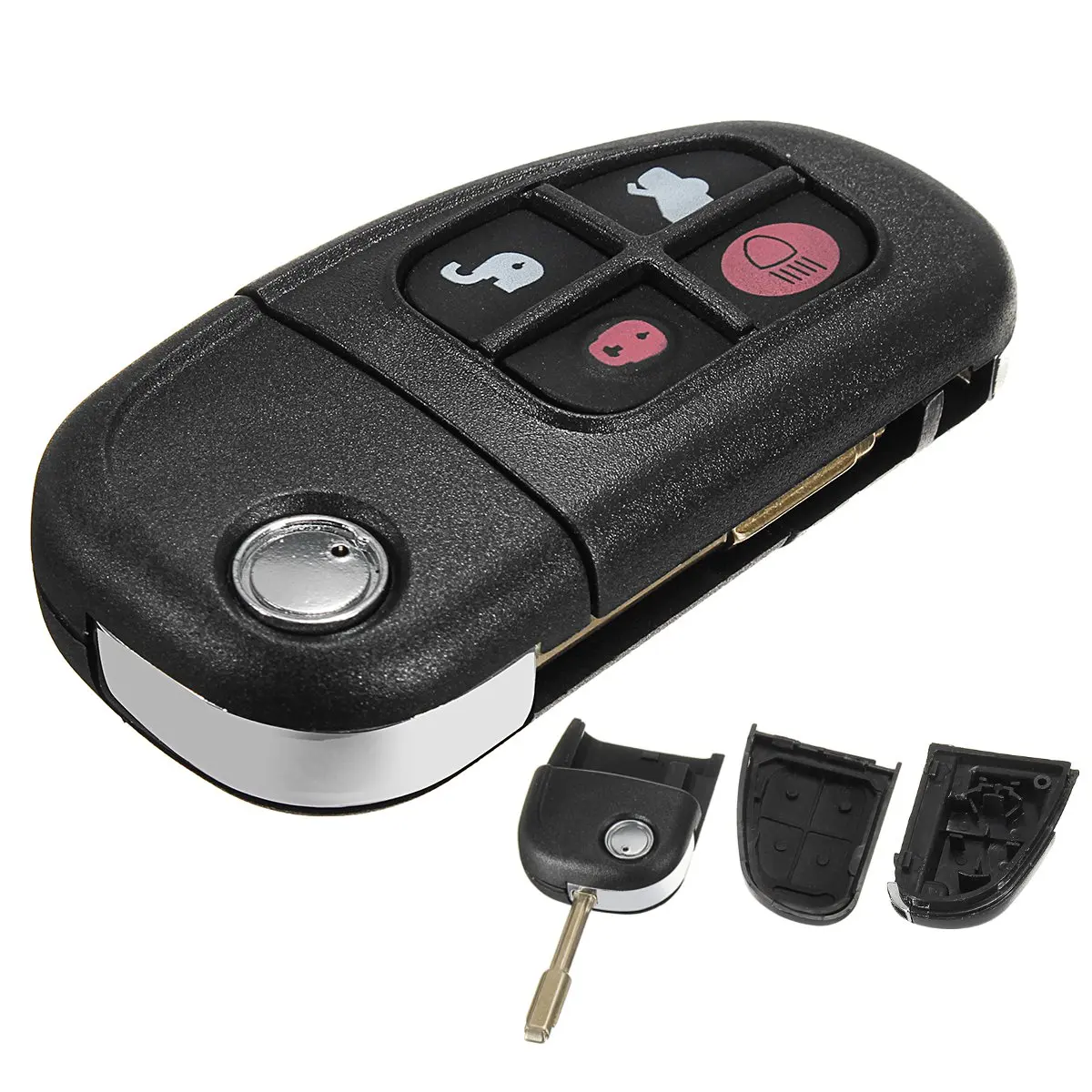 4BT Flip Remote Key for Jaguar X Type S Type S Type X Type XJ XK 1999
