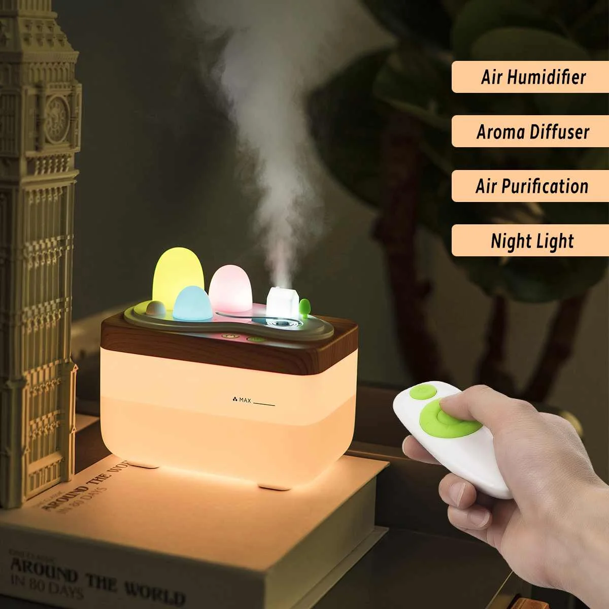 

420ML USB Electric air diffuser LED Night Light air humidifier Essential oil Aromatherapy cool mist maker Cartoon Cute
