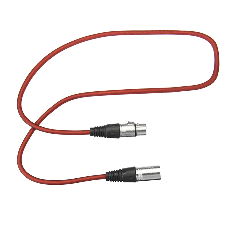 LEORY Микрофон XLR 3 Pin Mic кабель папа мама экранированный расширение шумоподавление